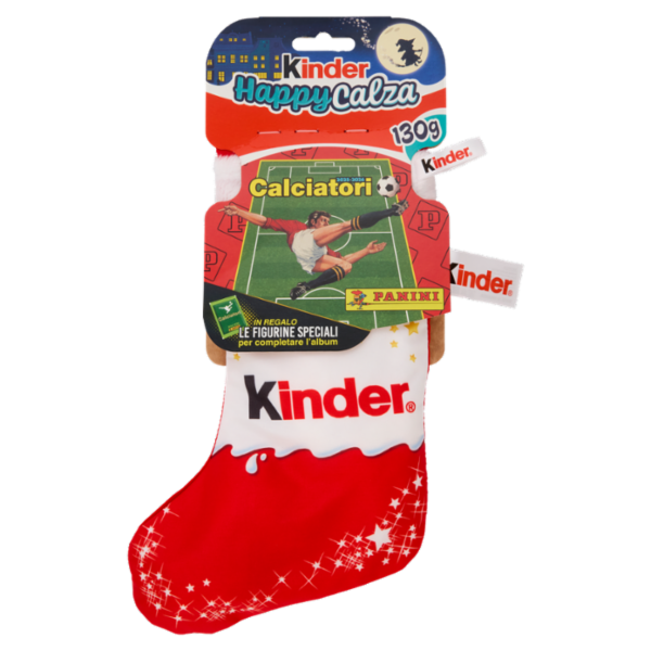 Kinder Happy Calza Calciatori Panini 6 pezzi 130 g