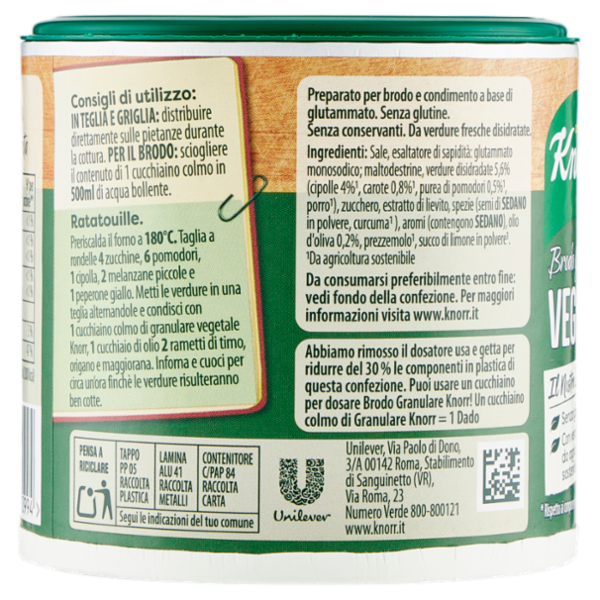 Knorr Brodo Granulare Vegetale 150 g