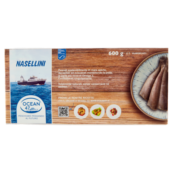 Ocean 47 Nasellini Surgelati 600 g