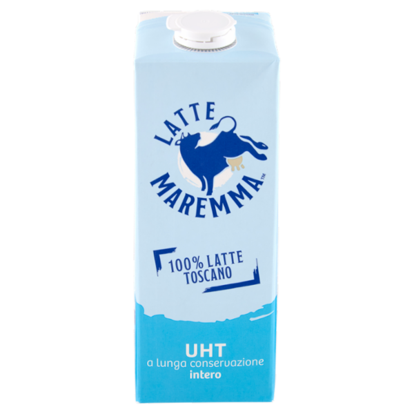 Latte Maremma UHT a lunga conservazione intero 1 L