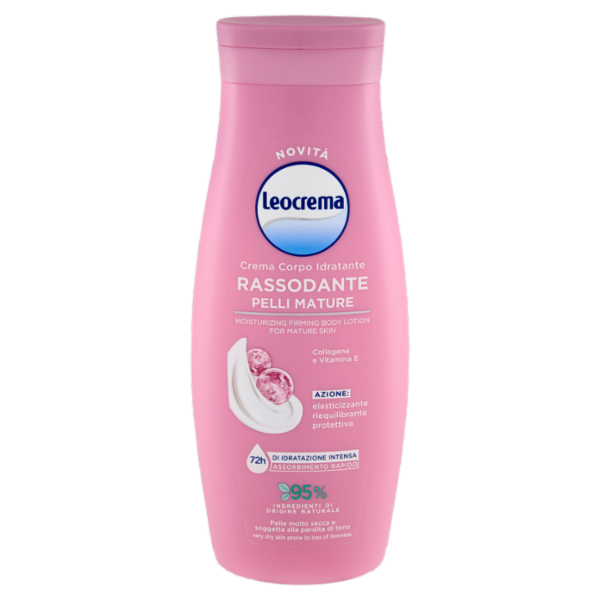 Leocrema Crema Corpo Idratante Rassodante Pelli Mature 400 ml