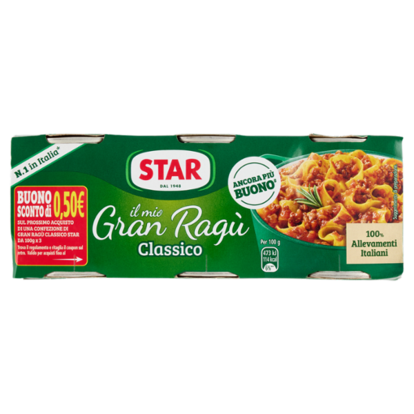 Star il mio Gran Ragù Classico 3 x 100 g