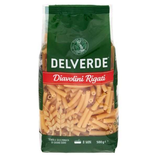 Delverde N°124 Diavolini Rigati 500 g