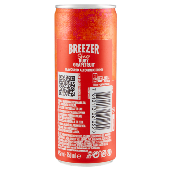 Breezer Sharp Ruby Grapefruit 250 ml