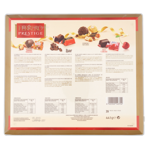 Ferrero Prestige 39 Pezzi 441 g