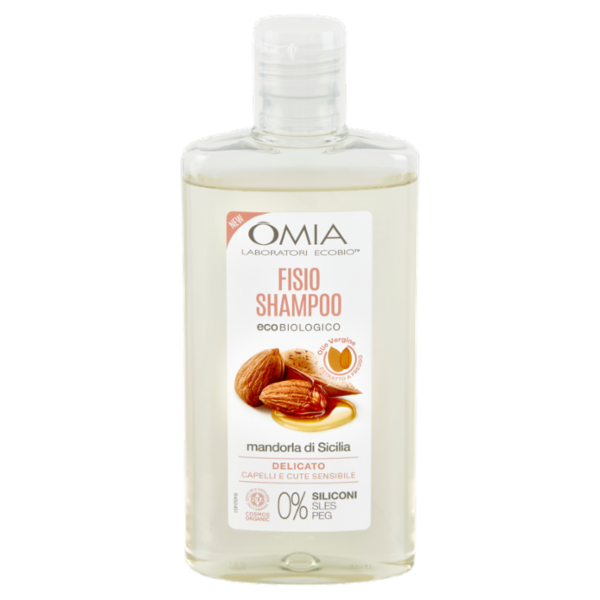 Omia Laboratori Ecobio Fisio Shampoo ecobiologico mandorla di Sicilia Delicato 200 ml