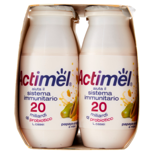 Actimel papaya-propoli e miele 6 x 100 g