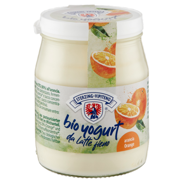 Sterzing Vipiteno bio yogurt da latte fieno arancia 150 g