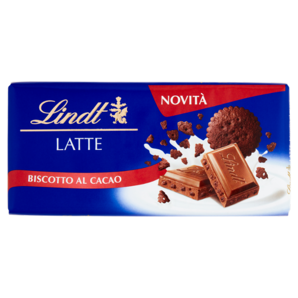Lindt Gamme Bleue Tavoletta Biscotto al cacao 100 g