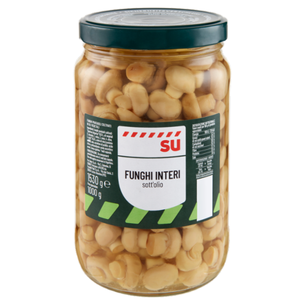 Sù Funghi Interi in Olio di Semi di Girasole 1,53 kg