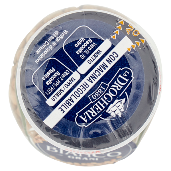 La Drogheria 1880 Pepe Bianco Grani con Macinello 45 g