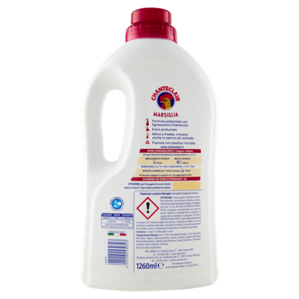 Chanteclair Lavatrice Marsiglia 1260 ml