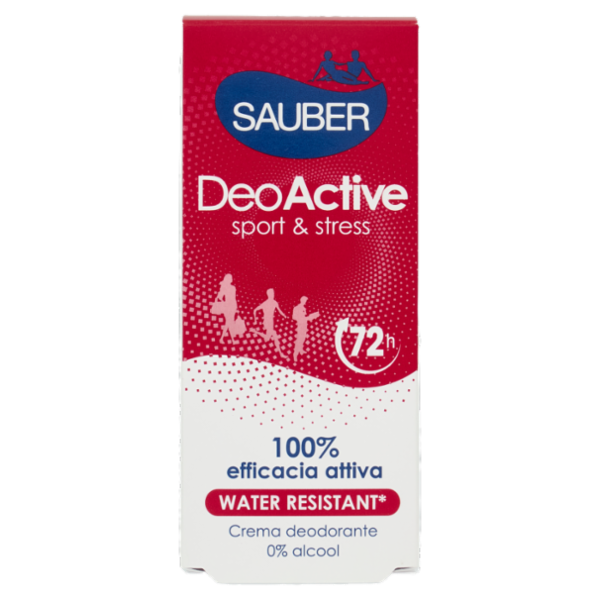 Sauber DeoActive sport & stress Crema deodorante 35 ml