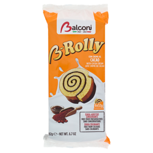 Balconi B-Rolly con Crema al Cacao 6 x 32 g