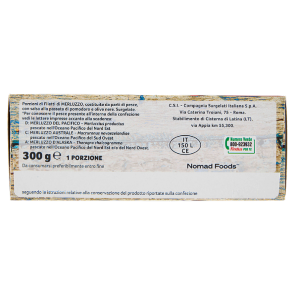 Capitan Findus Fiori Di Merluzzo con pomodoro e olive 300 g