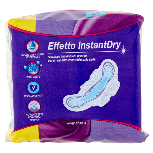 Lines Seta ultra lungo con ali 11+1 pz