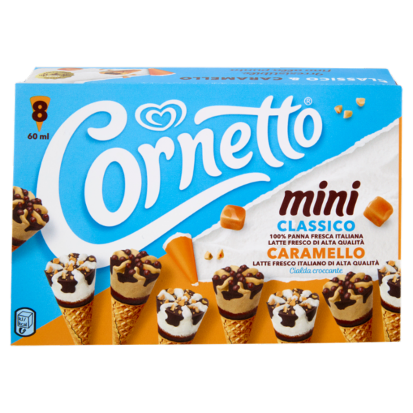 Cornetto mini Classico - Caramello 8 x 36 g
