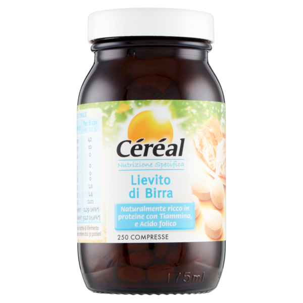 Céréal Nutrizione Specifica Lievito di Birra integratore 250 Compresse - 100 g