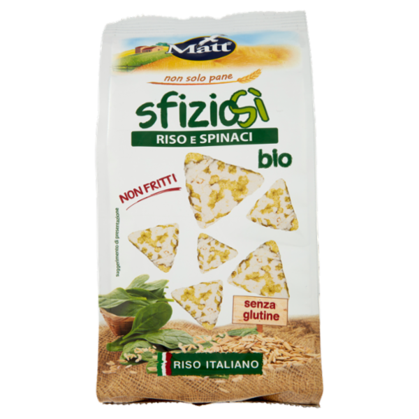 Matt non solo pane SfizioSì Riso e Spinaci bio 60 g