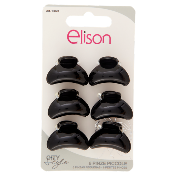 elison City Style Pinze Black Piccole 6 pz