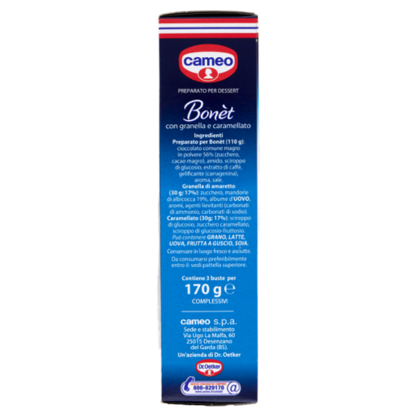 cameo Preparato per Bonèt con granella e caramellato 170 g