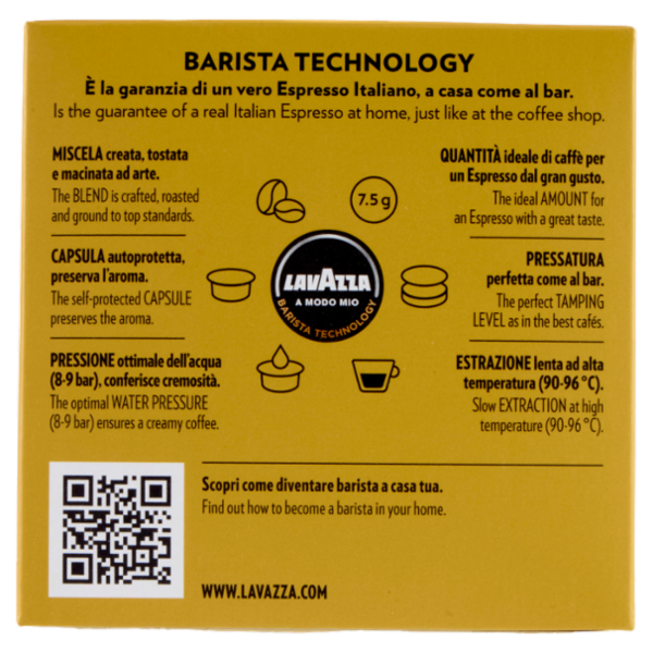 Lavazza A Modo Mio Qualità Oro 16 Capsule 120 g