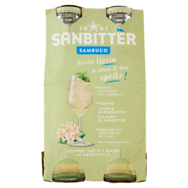 Sanbittèr Sambuco 20cl x4