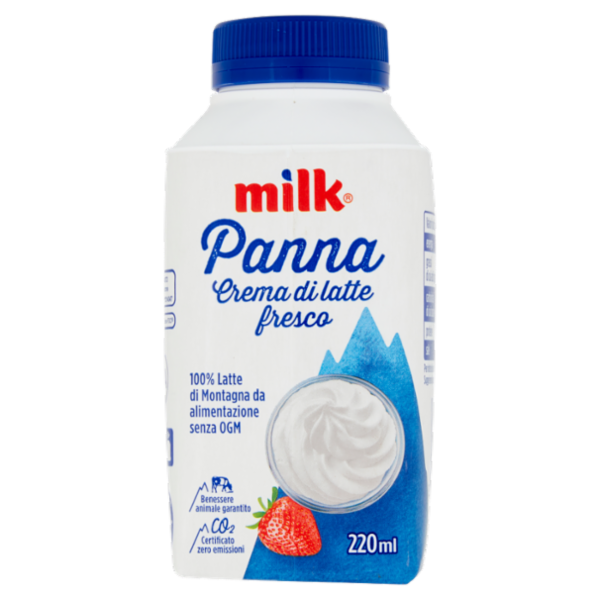 Milk Panna Crema di latte fresco 220 ml