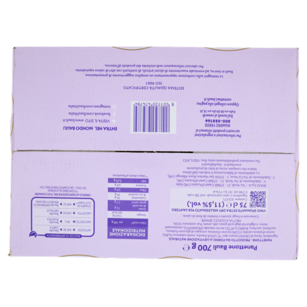 Bauli 958 Santero Panettone Bauli 700 g + 958 Santero Millesimato 75 cl