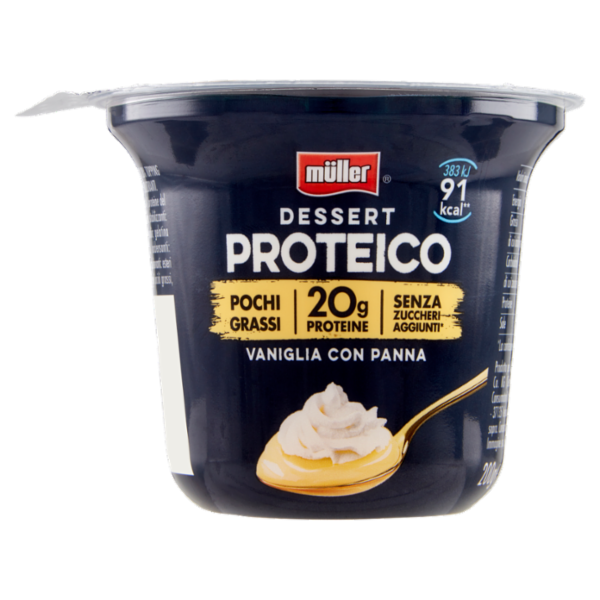 müller Dessert Proteico Vaniglia con Panna 200 g