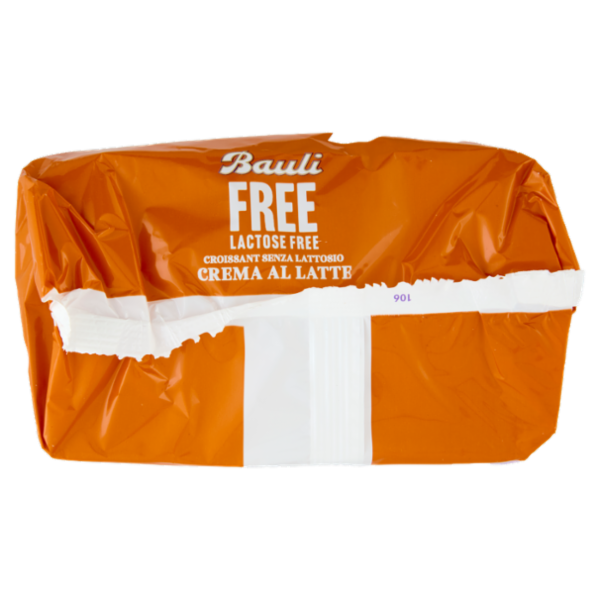 Bauli Free Lactose Free Croissant Senza Lattosio Crema al Latte 5 x 45 g