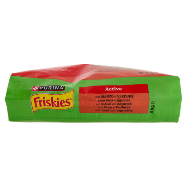 PURINA FRISKIES Active Manzo e Verdure 9kg