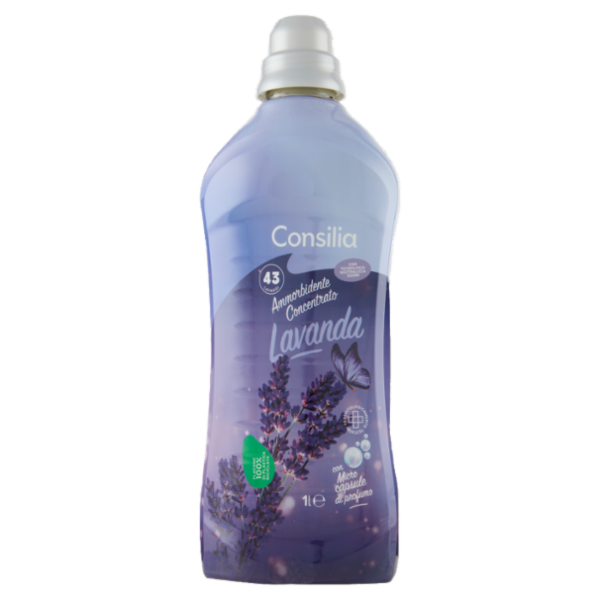 Consilia Ammorbidente Concentrato Essenza di Lavanda 43 Lavaggi 1 L