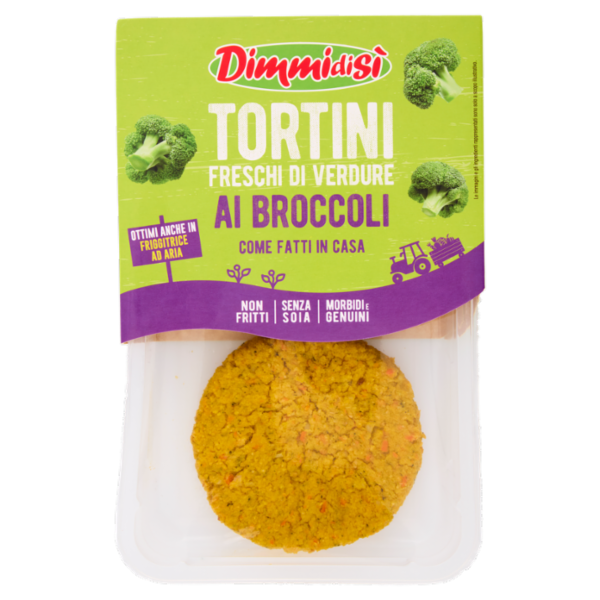 DimmidiSì Tortini Freschi di Verdure ai Broccoli 2 x 80 g