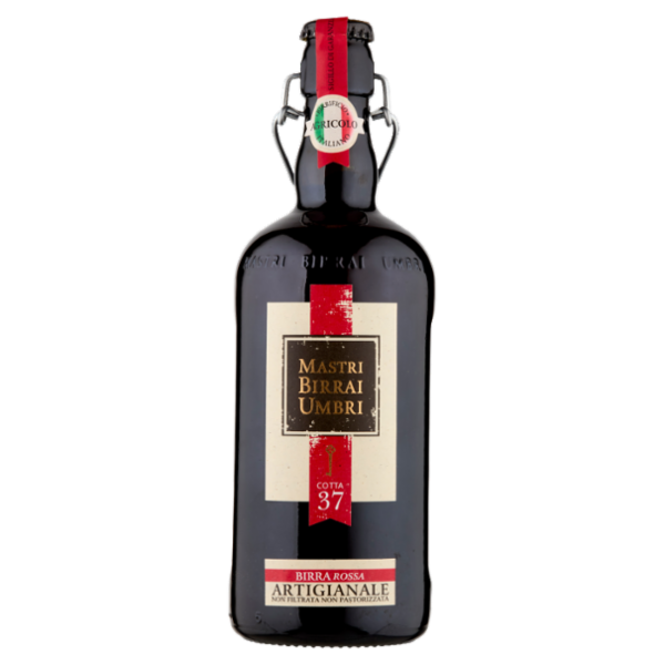 Mastri Birrai Umbri Cotta 37 Birra Rossa Artigianale Non Filtrata Non Pastorizzata 0,75 L