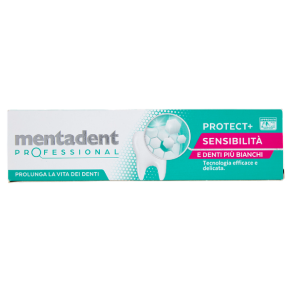 Mentadent Professional Protect+ Sensibilità e Denti più Bianchi 75 ml.
