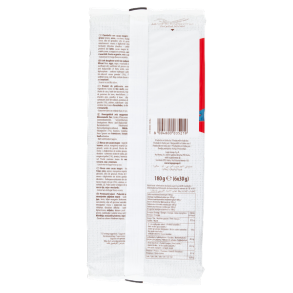 Lago Gastone Ciambelle Cacao 6 x 30 g