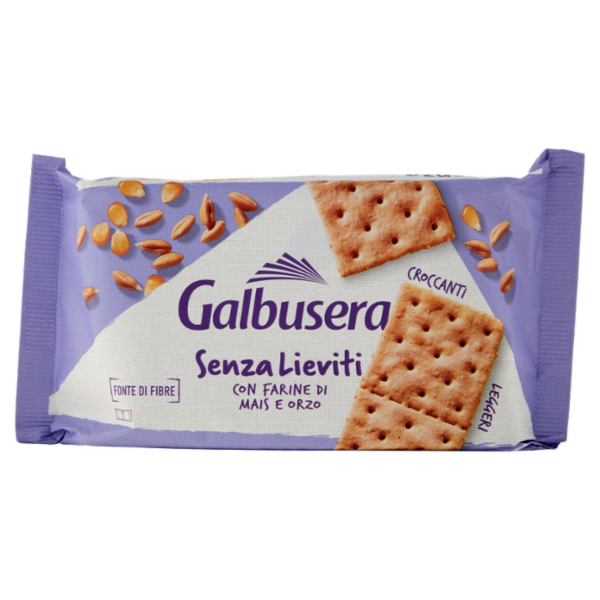 Galbusera Senza Lieviti Cracker con Farine di Mais e Orzo 7 x 42,8 g
