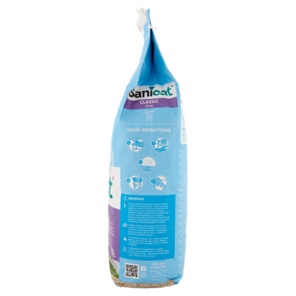 Sanicat Classic Lettiera assorbente Lavender 10 L