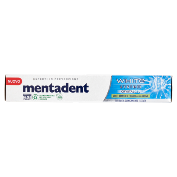 Mentadent White System Crystal Gel 75 ml