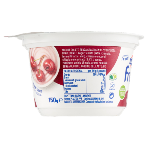 Fage fruyo Ciliegia 0% Grassi 150 g