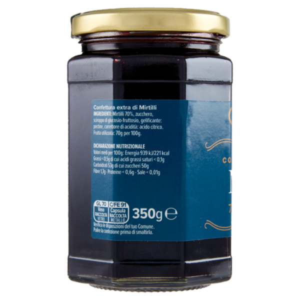 Consilia Optima Confettura Extra Mirtilli 350 g