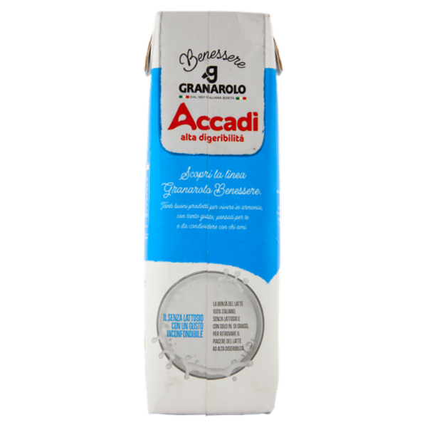 Granarolo Benessere Accadì Senza Lattosio 1% di Grassi 1 L