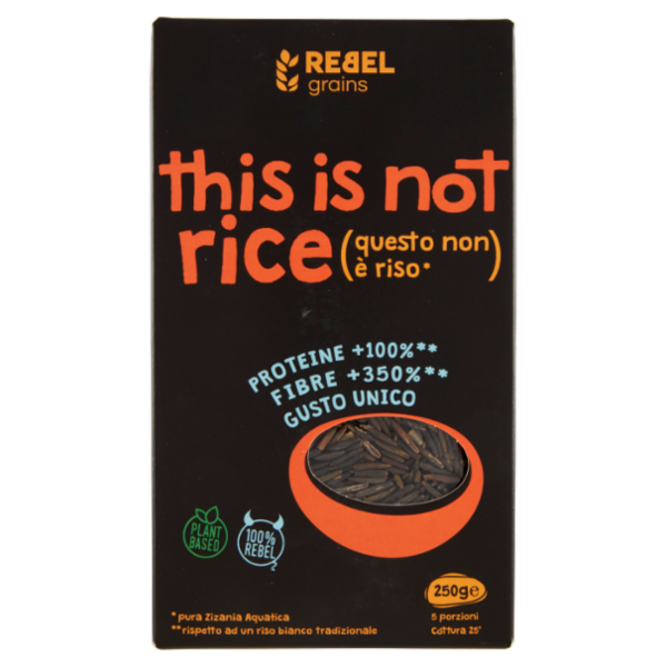 Rebel grains this is not rice pura Zizania Aquatica 250 g