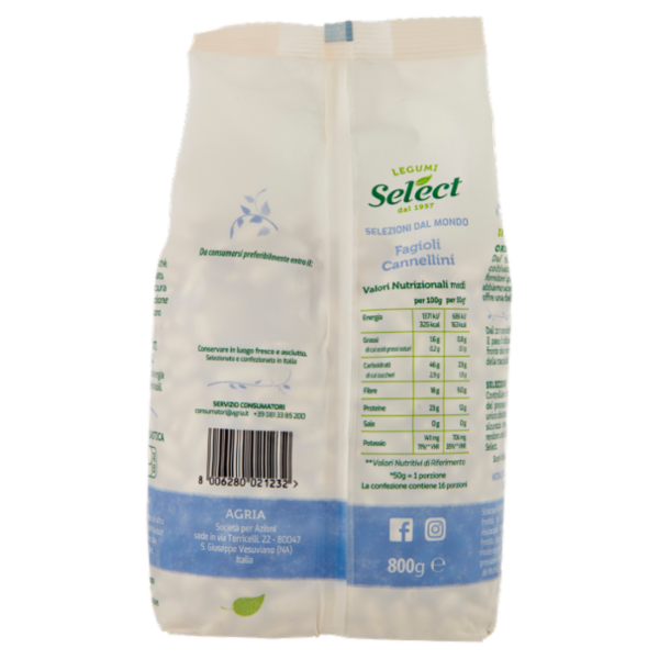 Select Selezioni dal Mondo Fagioli Cannellini 800 g