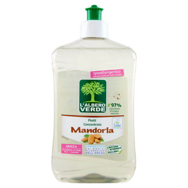 L'Albero Verde Piatti Concentrato Mandorla 500 ml