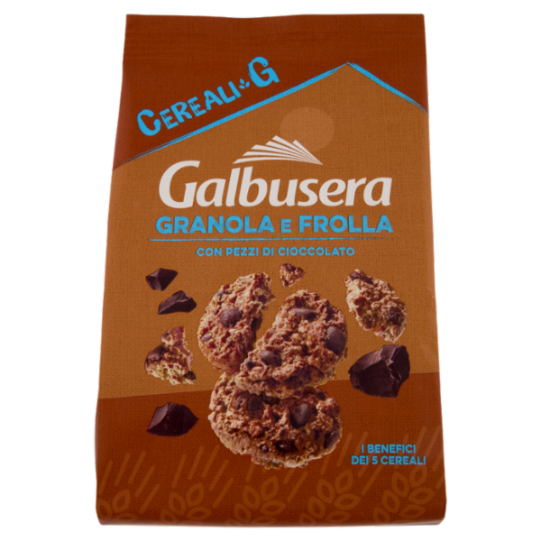 Galbusera Cereali G Granola e Frolla con Pezzi di Cioccolato 300 g