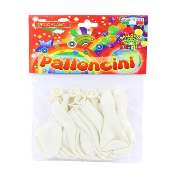 Decorland Palloncini Bianchi 18 Pezzi