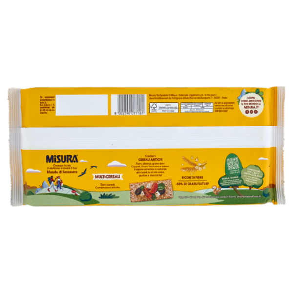 Misura Multicereali Crackers Cereali Antichi 320 g