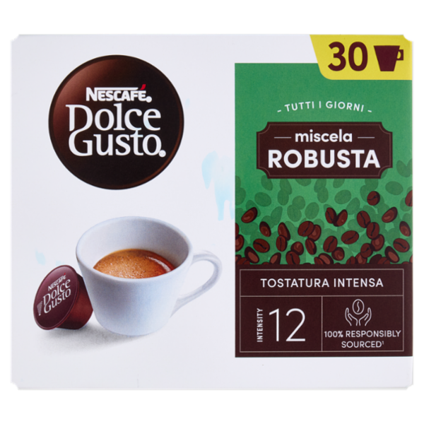 NESCAFÉ DOLCE GUSTO Miscela Robusta Caffè Espresso 30 Capsule 195g